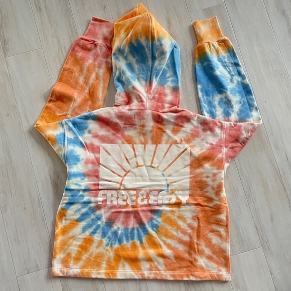 NWT madewell x free & easy tie-dye hoodie - Picture 6 of 6